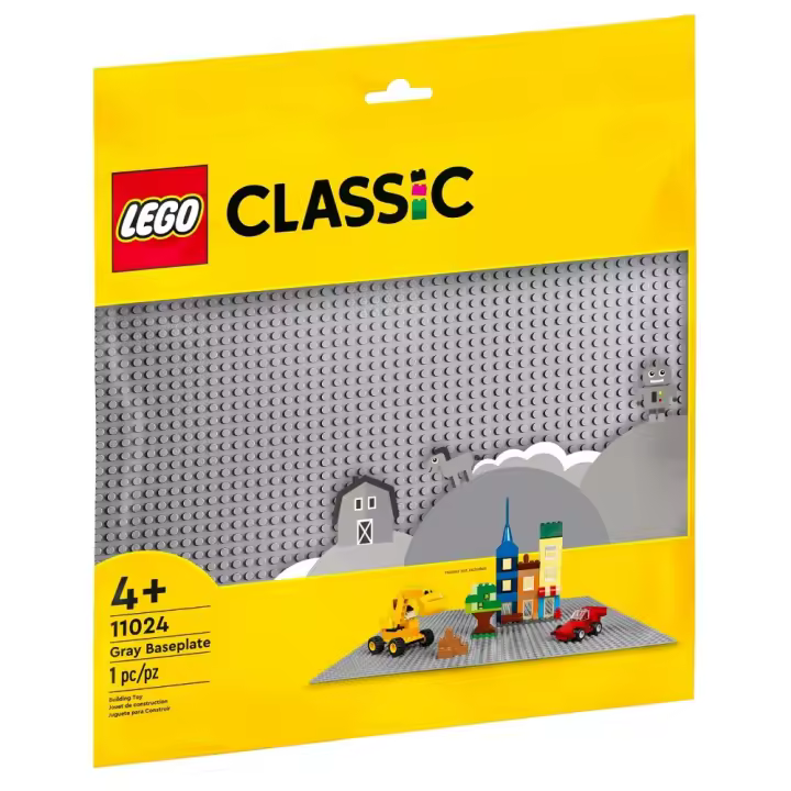 LEGO CLASSIC - PLANCHA DE BASE GRIS, 11024, TIENDA CON LICENCIA OFICIAL - 1