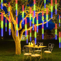Luces De Lluvia De Meteoros LED 30/50CM Impermeables Para Decoración De Navidad Y Fiestas En Patio Cadenas De Luz De Hadas Con Caída De Lluvia Fairy - details 5