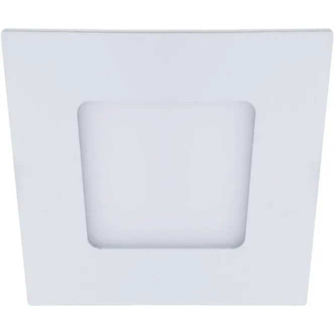 FRANCO Foco empotrable cuadrado 1x3W LED 168lm 6000K 180° C.8,5xAn.8,5xcm Blanco - 1