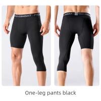 Leggings De Entrenamiento Para Hombres Secado Rápido Baselayer Tights De Running Pantalones De Compresión Activos Shorts De Verano - details 4