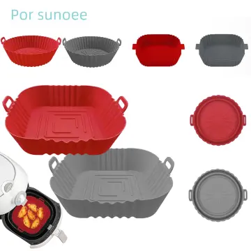 Molde De Silicona Redondo Para Airfryer 20 Cm - TELAFLEX