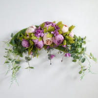 Arco De Flores Artificiales De Paeonia Para Boda Decoración De Casa Y Mesa Falsas Flores Simulación De Signo Welcome Para Eventos Y Celebraciones - details 0