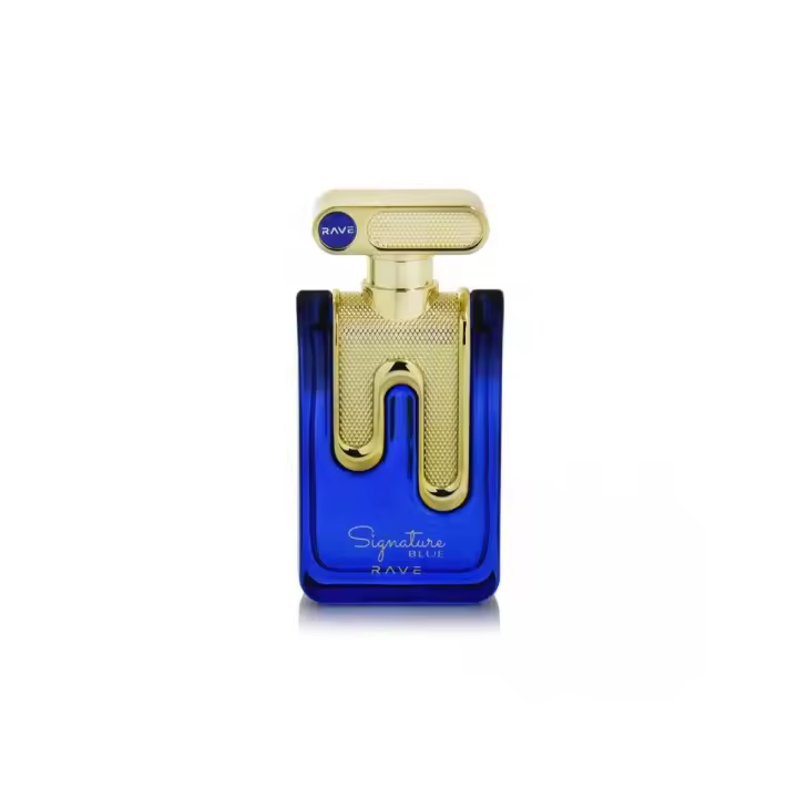 Perfume SIGNATURE BLUE Rave100ml +ATOMIZADOR 5ml Recargable GRATIS! Perfume HOMBRE Perfume Árabe Original De Dubai Emiratos Árabes, oriental - 1