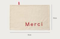 Toalla De Mano Colgante Nórdica Para Cocina Y Baño Absorbente De Velours Coral Bordada Material De Poliéster 100% - details 1