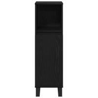 Armario de Baño vidaXL Negro Roble 30x30x100 cm Madera Elaborada - details 4
