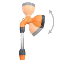 vidaXL Ducha de jardín con trípode aluminio 221 cm - details 5