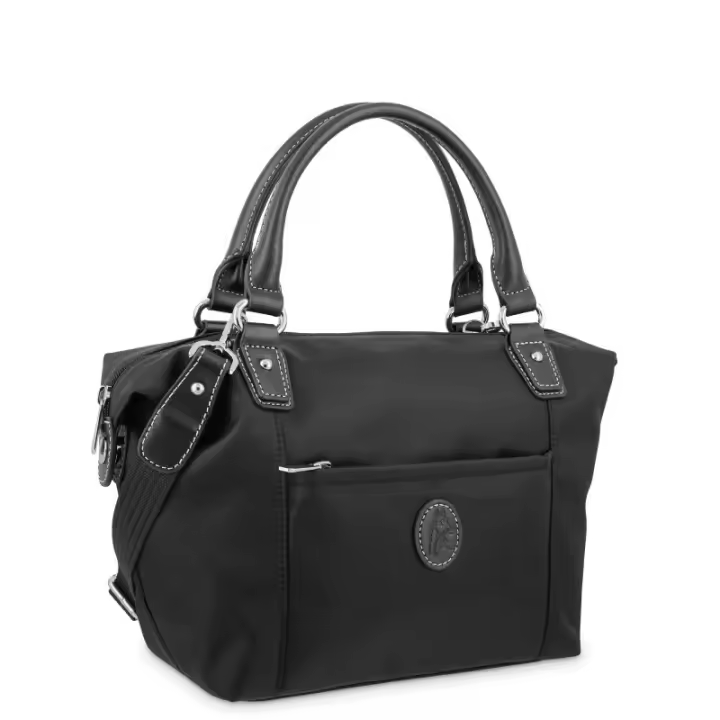 EL POTRO: BOLSO MUJER DE LONA/PIEL 3702-PARIS-NEGRO El Potro - 1