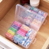Caja De Plástico Transparente Para Empaque De Joyería De Mujer Caja De Almacenamiento Para Mesa Portátil DIY Hecho a Mano - details 5