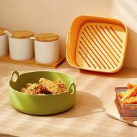 Silicona Asador De Aire Bandeja Para Horno Fácil De Limpiar Reutilizable Accesorios Para Airefryer Pan De Silicona Para Hornear Y Freír Pollo Pizza - details 3