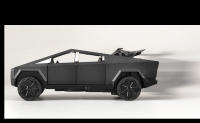 Modelo De Camión Tesla Cybertruck 1:32 Con Luz Y Sonido Coche De Metal Para Niños Regalo Con Maleta A914 Coche De Playa a Escala - details 8