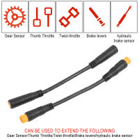 Cable De Acelerador Para Bicicleta Eléctrica Resistente Al Agua Conexión Macho a Macho/Macho a Hembra Extensión Para Ebike E-Bike - details 1