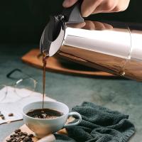 Cafetera Italiana de Acero Inoxidable, de 2 a 12 tazas de Capacidad, Apto para Eléctrica, Vitrocerámica, Gas o Inducción. Perfecto para uso doméstico y oficina. Cafetera Moka espresso. - details 7
