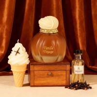 Perfume Vanilla Voyage  Oriental Dulce Unisex 100 ml | Fragancia Cálida y Lujosa de Larga Duración | Notas de Caramelo, Jazmín, Miel, Ámbar, Vainilla y Almizcle | Aroma Intenso y Sofisticado - details 3