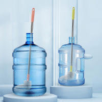 Cepillo De Limpieza Para Cesta De Ropa Con Varilla De Acero Inoxidable Y Dispensador De Agua Plástico Herramienta De Limpieza Del Hogar - details 9