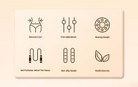 Cuerda De Saltar Ajustable Para Hombres Mujeres Y Niños Ejercicio De Fitness Peso Del Saltar Longitud De Cuerda Resistente Interior - details 2