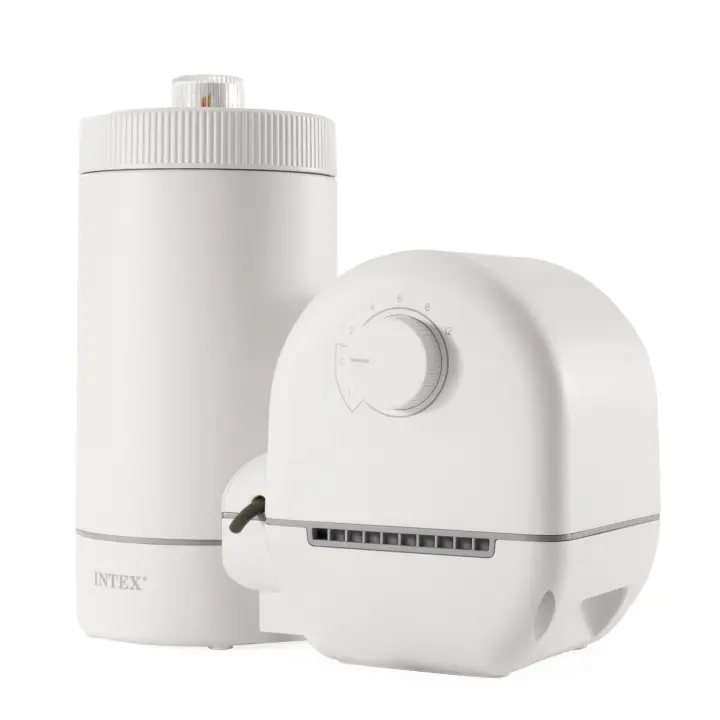 INTEX - Depuradora cartucho C1500, filtración avanzada 5.678 l/h, filtro cartucho tipo A, temporizador programable, indicador de cambio de cartucho, piscinas grandes hasta 33.300 L Hydro Aeration, instalación rápida, depuradoras piscina - 1