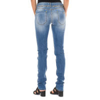 MET-Pantalon Tejano Largo con bajos con corte estrecho 10DB50159 para Mujer