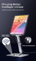 Soporte De Tableta De Aleación De Aluminio Para Escritorio Con 360° Giratorio Y Antideslizante Para iPad pro Xiaomi Huawei Tab PC Montaje Manual - details 9