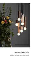 Lámpara Colgante Nórdica De Madera Decorativa Para Hogar Iluminación Interior Para Sala De Estar Dormitorio Estudio Fuente De Luz AC 90-260V - details 0
