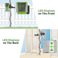 Detector De Nivel Láser Huepar Con Líneas De Pulso Y Doble Lámpara Buzzer De 90 dB Para Nivelación Vertical Y Horizontal - details 3