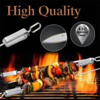 LMETJMA Brochetas De Barbacoa De Acero Inoxidable De 17 Pulgadas Con Mango Deslizante De Metal Y Solución Rápida Para Asar - details 7