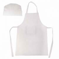 Delantales infantiles para pequeños cocineros, incluye gorro de chef.  En colores variados. Perfecto para fiestas temáticas de niños y niñas. Eventos de cocina en colegios y guarderías o para fiestas de disfraces y carnaval. En material Non woven - details 2
