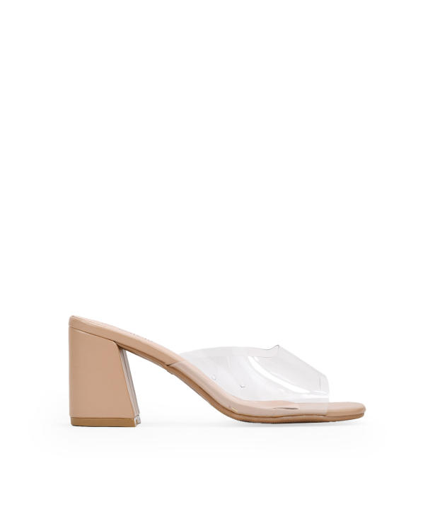 Sandalias BOSANOVA Mujer - Tacón Ancho Acampanado, Cierre De Pulsera Con Hebilla, Piel Vegana, Suela TPR, Plataforma 2.5 Cm