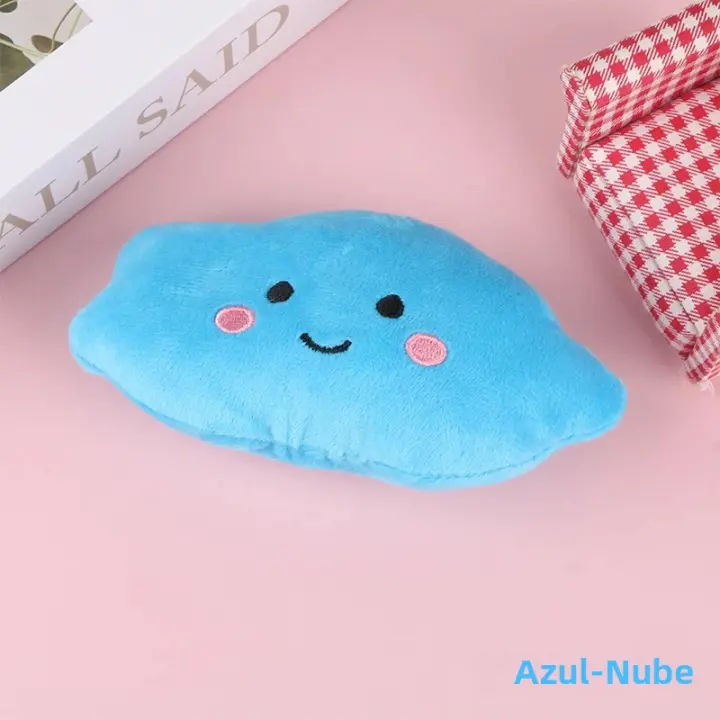 Juguete De Peluche Suave En Forma De Estrella Y Nube Para Niños Y Niñas Regalo De Peluche Colorido Para Mascotas Y Niños - 1