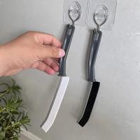 Cepillo De Limpieza Para Grietas Y Esquinas Limpiador De Ventanas Azulejos De Cocina Y Baño Cepillo De Escobilla Para Angulos Muertos Negro - details 7