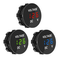 Voltímetro Digital Para Coche Motocicleta Barco Medidor De Voltaje Eléctrico Pantalla LED Impermeable DC 12V-24V Medidor De Voltaje - details 0