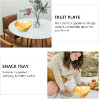 Contenedores de almacenamiento de alimentos de plástico contenedores de frutas reutilizables bandeja de servicio refrigerador organizador caso Bento Snack cajas para frutos secos nueces - details 3