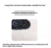 VIKAMA Alfombra De Invierno Navidad Falsa Cashmere Para Niñas Decorativa Para Dormitorio Suelo Suave Y Cómodo Para Lado De Cama O Ventana - details 11