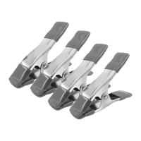4pcs Pinzas De Trabajo DIY Grandes Portátiles Para El Hogar Y Camping De 4 Pulgadas Con Abertura Máxima De Mandíbula De Alta Resistencia Universal De Acero - details 0
