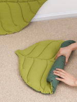 Cama De Gato En Forma De Hoja Almohadilla Cómoda Y Cálida Para Perro Y Gato Doble Cara Cubierta De Suelo Con Diseño Cartoon - details 2