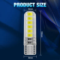 12pcs Lámparas LED T10 W5W Canbus 168 194 6000K 12V Para Luz De Maletero Lector Interior Y Señal De Placa De Automóvil - details 7