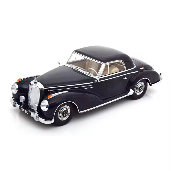 KK Escala 1/18 MERCEDES 300 SE W188 COUPE AZUL OSCURO 1955 - KKDC180832 - 1