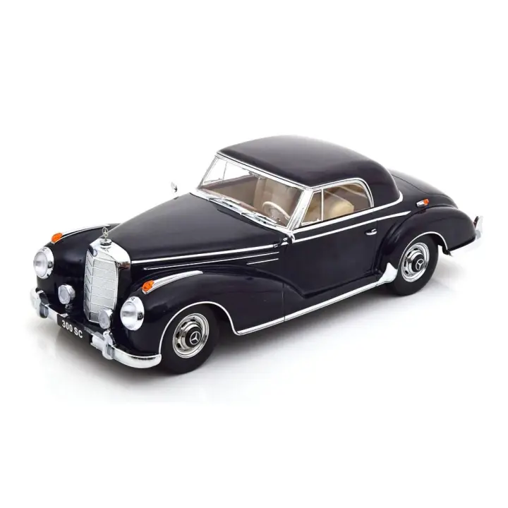 KK Escala 1/18 MERCEDES 300 SE W188 COUPE AZUL OSCURO 1955 - KKDC180832 - 1