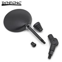 Espejo Redondo Plegable Universal Para Motocicleta Con Hilo M10 Partes De Equipamiento De Modificación Anti-caída Para Moto - details 2