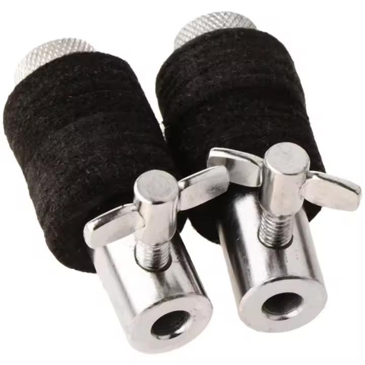 Soporte De Cymbal De Batería De Metal Resistente Para Bajista Accesorios De Percusión Soporte De Abrazadera De Hi-Hat 2 Piezas - 1