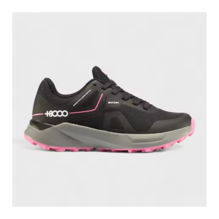 Zapatillas Mujer +8000 Tiker Negro/rosa Tiker Negro/rosa Calzado Trekking + 8000 - 1