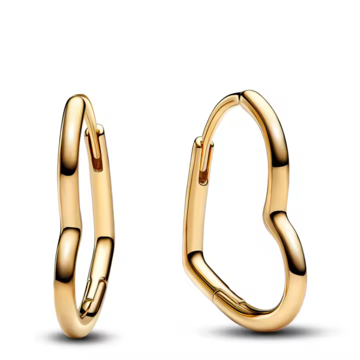 Pandora Pendientes de aro Corazón Asimétrico 268307C00 , para Mujer - 1