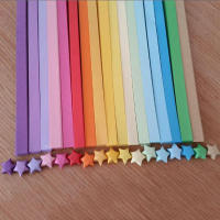 80 PCS De Papel Para Origami Y Quilling Lucky Star Decoración De Hogar Y Boda Herramienta De Manualidades Para Regalo - details 1