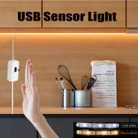 Lámpara Nocturna LED DC 5V Con Sensor De Movimiento USB Luz De Fondo Para TV Cocina Lámpara De Noche Rectangular Controlable Por Movimiento - details 0