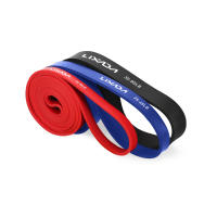 Lixada Set De 5 Bandas De Resistencia Para Ejercicio De Poder Y Estiramiento Con Bolsa De Transporte Adecuado Para Entrenamiento De Muslos Brazos Cintura Y Abdomen - details 11