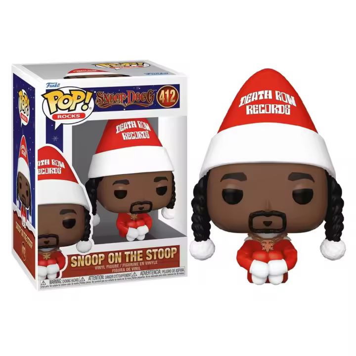 FUNKO POP! SNOOP DOG – SNOOP ON THE STOOP (ELFO NAVIDEÑO) 79718, Nº412, PRODUCTO CON LICENCIA OFICIAL - 1