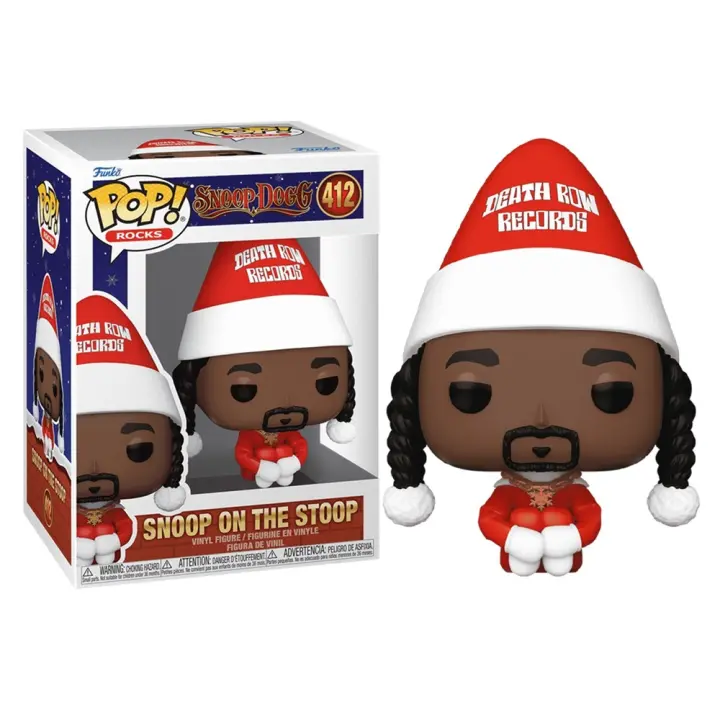 FUNKO POP! SNOOP DOG – SNOOP ON THE STOOP (ELFO NAVIDEÑO) 79718, Nº412, PRODUCTO CON LICENCIA OFICIAL - 1