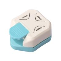 Pulgar De Corte En Esquina Redonda Para Etiquetas Y Papel Herramienta De Corte Para Scrapbooking Hecho De Plástico Y Aleación De Zinc Azul Adecuado Para Oficina Escuela Y Manualidades - details 24