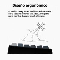 GJ Apollo Set De Teclas PBT Doubleshot Perfil Cherry Para Teclado Mecánico Laser Hirigana Criullico Hangual Inglés Alice Compatible Con Desktop Laptop Tablet - details 5