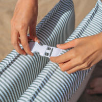 Flamingueo Tumbona Mochila Silla Playa Plegable y Reclinable Respaldo Playa y Jardin 5 Posiciones Silla Plegable Ligera Beach Chair - details 3
