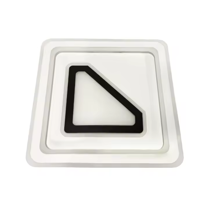 Hola LED Lámpara de Techo LED 160W 220V CCT 3000K-6500K Sin Parpadeo, Diseño Cuadrado - 1